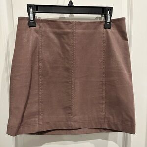Mauve Free People Mini Skirt
